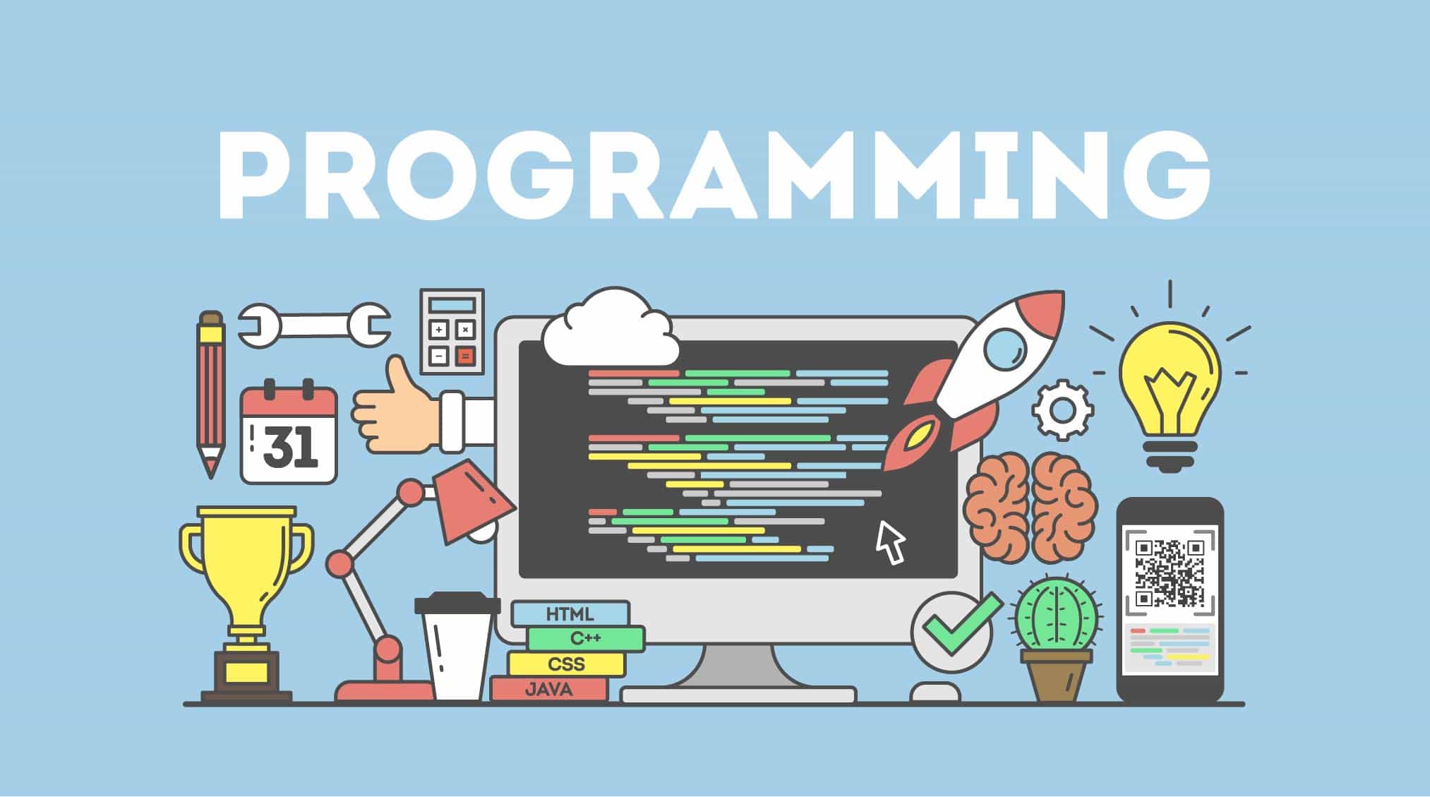 Programming streams. Программирование иллюстрация. Flat иллюстрации программирование. Языки программирования иллюстрация. Основы программирования рисунок.